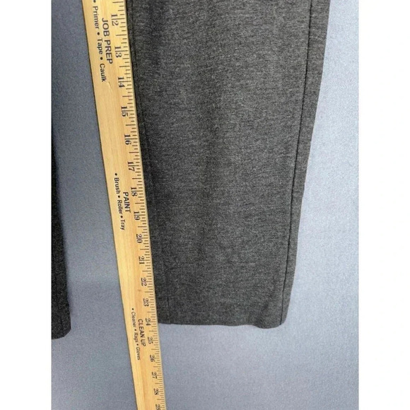 J. Jill Pants Womens Medium Petite Gray Ponte Slim Leg Ankle Pull On Stretch - Picture 8 of 10